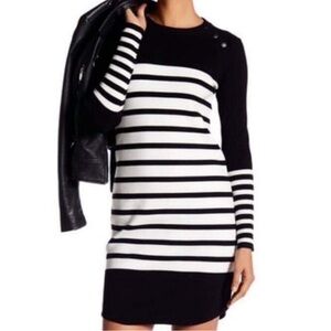 Rebecca Minkoff Striped Stretch Sweaterdress Small NWT